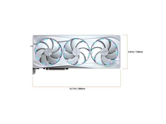 GIGABYTE - NVIDIA GeForce RTX 5090 AORUS MASTER ICE 32G GDDR7 PCI Express 5.0 Graphics Card - White - image 7