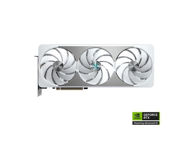GIGABYTE - NVIDIA GeForce RTX 5070 Ti AERO OC 16G GDDR7 PCI Express 5.0 Graphics Card - White - image 3