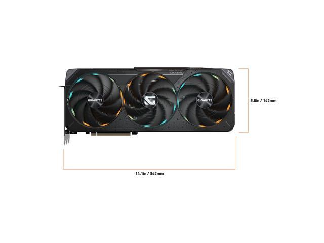 GIGABYTE - NVIDIA GeForce RTX 5070 Ti GAMING OC 16G GDDR7 PCI Express 5.0 Graphics Card - Black - image 7