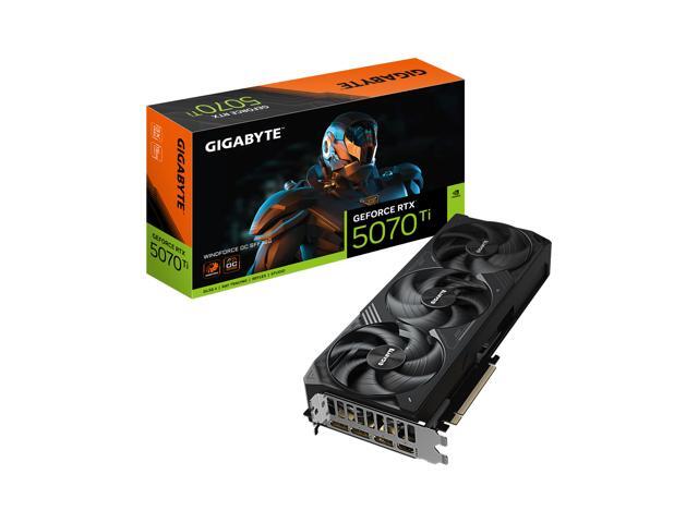 GIGABYTE - NVIDIA GeForce RTX 5070 Ti WINDFORCE OC SFF 16G GDDR7 PCI Express 5.0 Graphics Card - Black - image 9