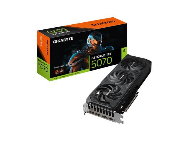 GIGABYTE - NVIDIA GeForce RTX 5070 WINDFORCE OC SFF 12G GDDR7 PCI Express 5.0 Graphics Card - Black - image 9
