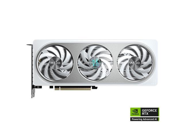 GIGABYTE - NVIDIA GeForce RTX 5060 Ti AERO OC 16G GDDR7 PCI Express 5.0 Graphics Card - White - image 3