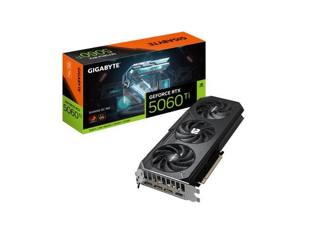 GIGABYTE - NVIDIA GeForce RTX 5060 Ti GAMING OC 16G GDDR7 PCI Express 5.0 Graphics Card - Black - image 7