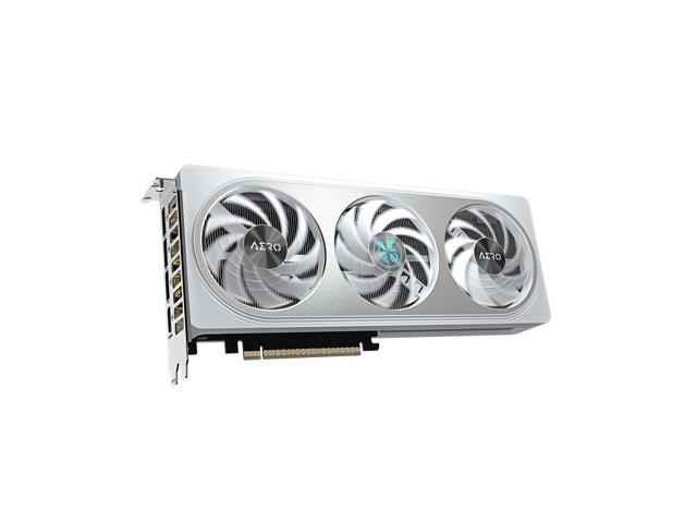 GIGABYTE - GeForce RTX 5060 AERO OC 8G Graphics Card, 8GB 128-bit GDDR7, PCIe 5.0, WINDFORCE cooling system - White - image 4