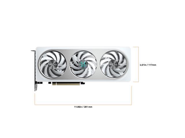 GIGABYTE - GeForce RTX 5060 AERO OC 8G Graphics Card, 8GB 128-bit GDDR7, PCIe 5.0, WINDFORCE cooling system - White - image 6