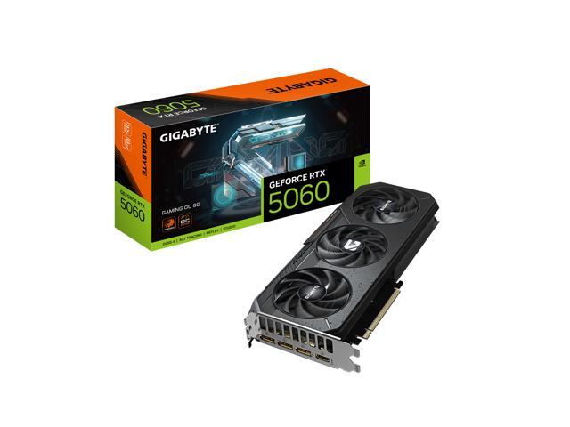 GIGABYTE - GeForce RTX 5060 GAMING OC 8G Graphics Card, 8GB 128-bit GDDR7, PCIe 5.0, WINDFORCE cooling system - Black - image 9