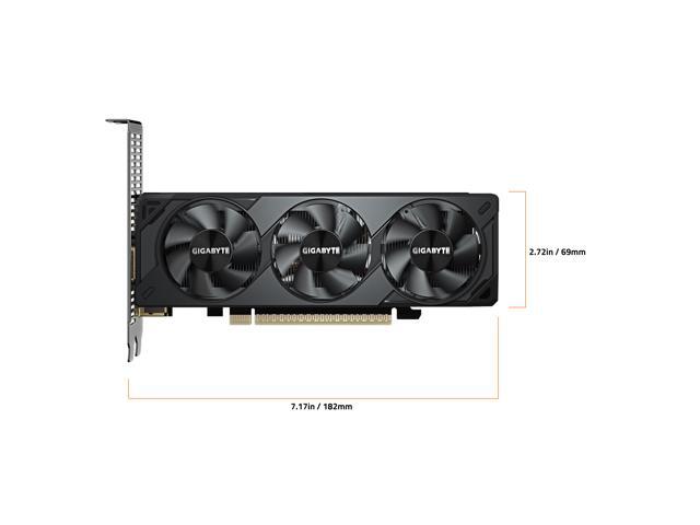 GIGABYTE - GeForce RTX 5060 OC Low Profile 8G Graphics Card, 8GB 128-bit GDDR7, PCIe 5.0, Supports up to 4 displays - Black - image 6