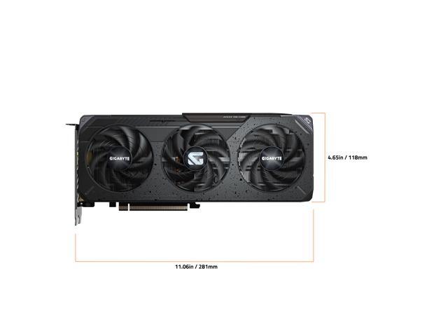GIGABYTE - Radeon RX 9060 XT GAMING OC 16G GDDR6 PCI Express 5.0 Graphics Card - Black - image 6