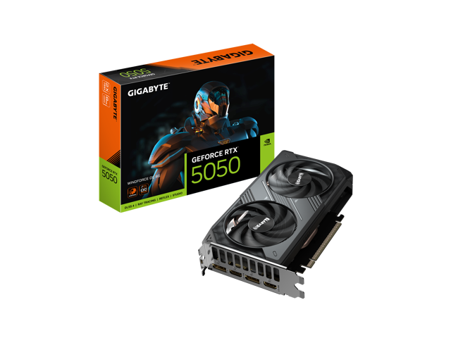 GIGABYTE - GeForce RTX 5050 WINDFORCE OC 8GB GDDR6 PCI Express 5.0 Graphics Card - Black - image 12