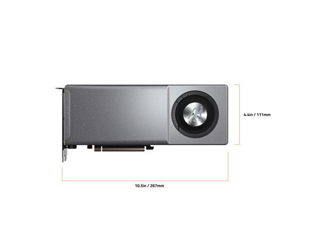 GIGABYTE AI TOP Radeon AI Pro R9700 GV-R9700AI TOP-32GD 32GB 256-bit GDDR6 PCI Express 5.0 x16 Graphics Card
