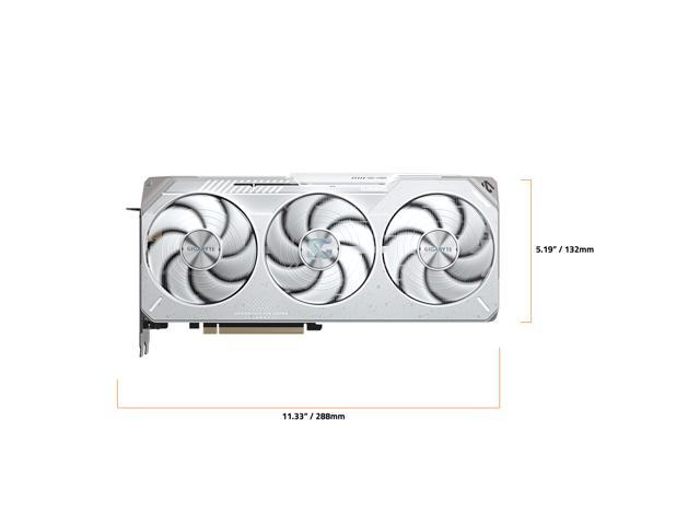 GIGABYTE - Radeon RX 9070 XT GAMING OC ICE 16G Graphics Card - White - image 10