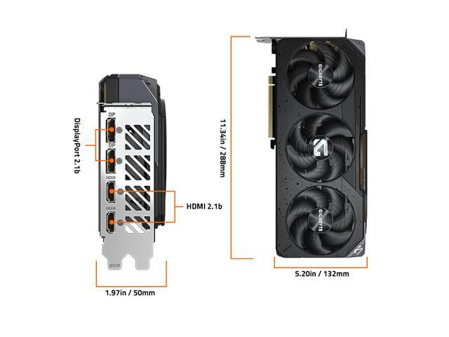 GIGABYTE - Radeon RX 9070 GRE GAMING OC 12G GDDR6 PCI Express 5.0 Graphics Card - Black - image 8