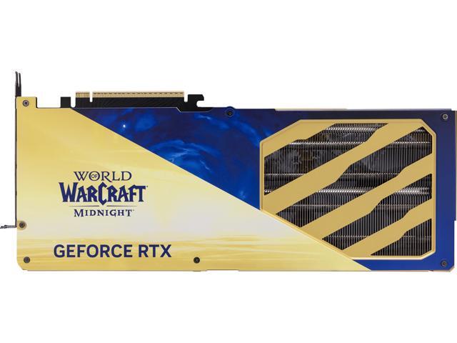 MSI - NVIDIA GeForce RTX 5070 12G World of Warcraft MIDNIGHT LIGHT EDITION OC GDDR7 PCI Express Gen 5 Graphics Card - Tan - image 4