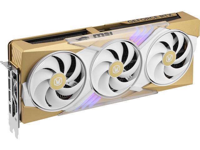 MSI - NVIDIA GeForce RTX 5070 12G World of Warcraft MIDNIGHT LIGHT EDITION OC GDDR7 PCI Express Gen 5 Graphics Card - Tan - image 7
