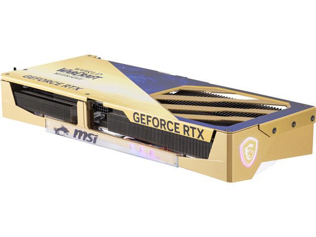 MSI - NVIDIA GeForce RTX 5070 12G World of Warcraft MIDNIGHT LIGHT EDITION OC GDDR7 PCI Express Gen 5 Graphics Card - Tan - image 9