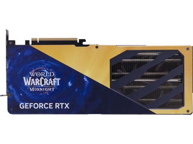 MSI - NVIDIA GeForce RTX 5070 12G World of Warcraft MIDNIGHT VOID EDITION OC GDDR7 PCI Express Gen 5 Graphics Card - Purple - image 4