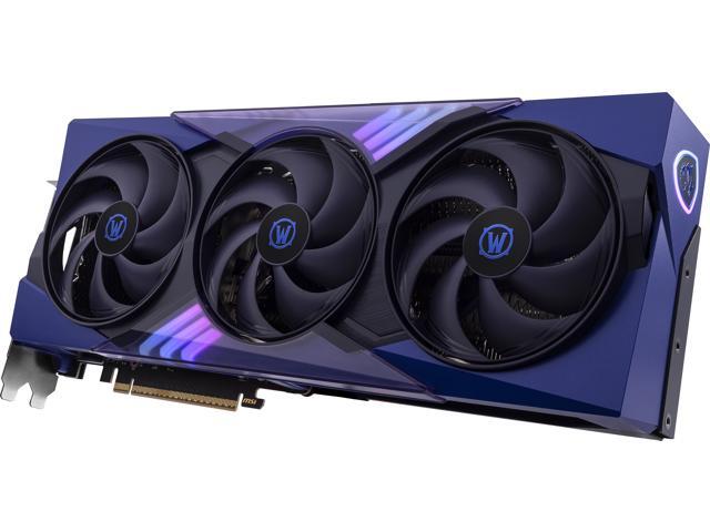 MSI - NVIDIA GeForce RTX 5070 12G World of Warcraft MIDNIGHT VOID EDITION OC GDDR7 PCI Express Gen 5 Graphics Card - Purple - image 5