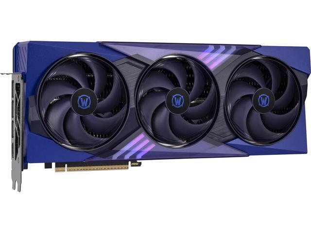 MSI - NVIDIA GeForce RTX 5070 12G World of Warcraft MIDNIGHT VOID EDITION OC GDDR7 PCI Express Gen 5 Graphics Card - Purple - image 6