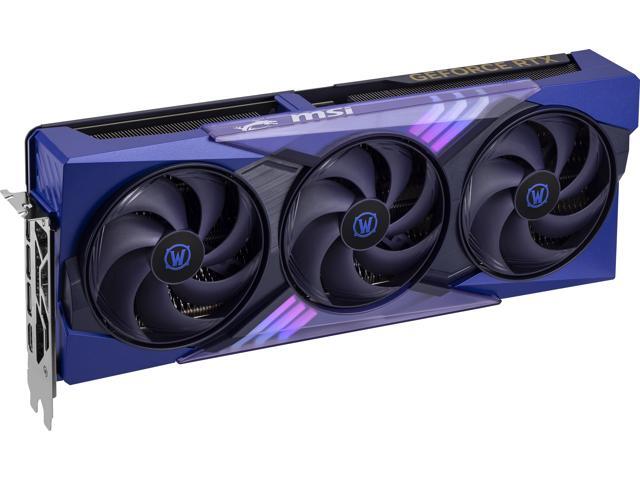 MSI - NVIDIA GeForce RTX 5070 12G World of Warcraft MIDNIGHT VOID EDITION OC GDDR7 PCI Express Gen 5 Graphics Card - Purple - image 7