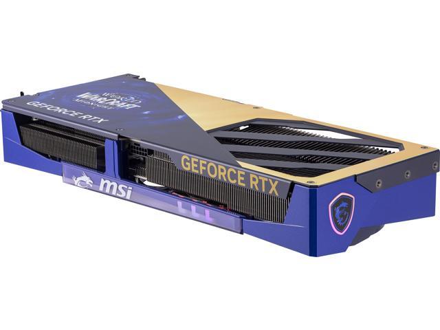 MSI - NVIDIA GeForce RTX 5070 12G World of Warcraft MIDNIGHT VOID EDITION OC GDDR7 PCI Express Gen 5 Graphics Card - Purple - image 9