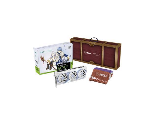 MSI - NVIDIA GeForce RTX 5070 Ti 16G FRIEREN EDITION OC GDDR7 PCI Express Gen 5 Graphics Card - White - image 4