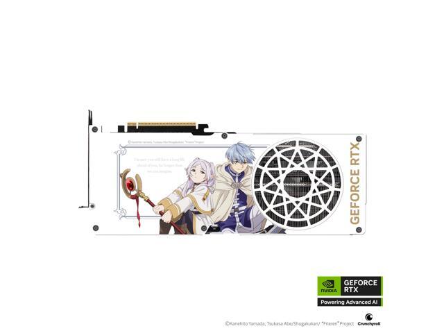 MSI - NVIDIA GeForce RTX 5070 Ti 16G FRIEREN EDITION OC GDDR7 PCI Express Gen 5 Graphics Card - White - image 3
