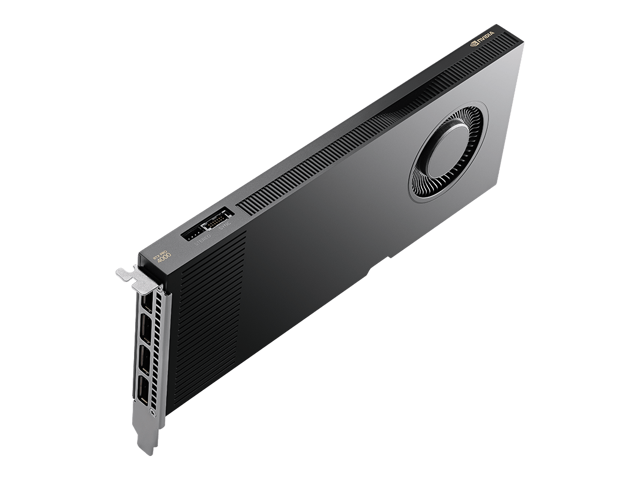 PNY NVIDIA RTX PRO 4000 Blackwell Graphic Card - 24 GB GDDR7 ECC - PCIe 5.0 x16- 192-Bit - 1x Slot - Active - FHML - 145 W - Bulk -...