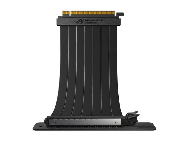 ASUS RS200 ROG Strix Riser Cable with 240 mm PCI-E x16, 90 Degree Adapter, Unique SafeSlot Design, EMI Shielding (RS200)