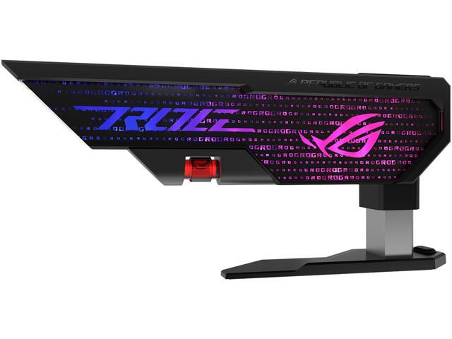 ASUS ROG Herculx Graphics Card Holder (Tool-free design, Included spirit level, Solid zinc alloy, 72-128mm, Aura Sync)