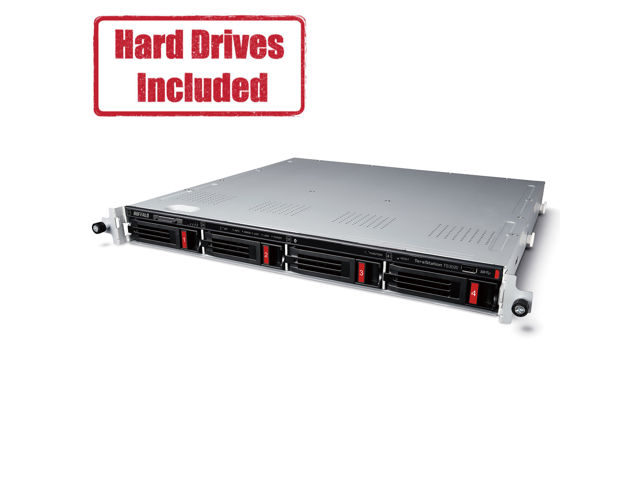 BUFFALO TeraStation 3420 4-Bay SMB 32TB (4x8TB) Rackmount NAS Storage w/ Hard Drives Included