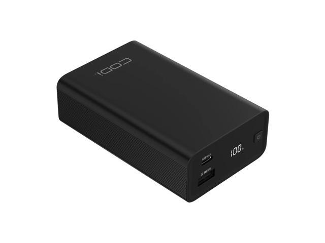 CODi 65W Laptop & Device Power Bank - 20,000mAh Portable Battery Pack with USB-C PD, USB-A Output, LCD Display, Fast Charging for Laptops & Mobile...