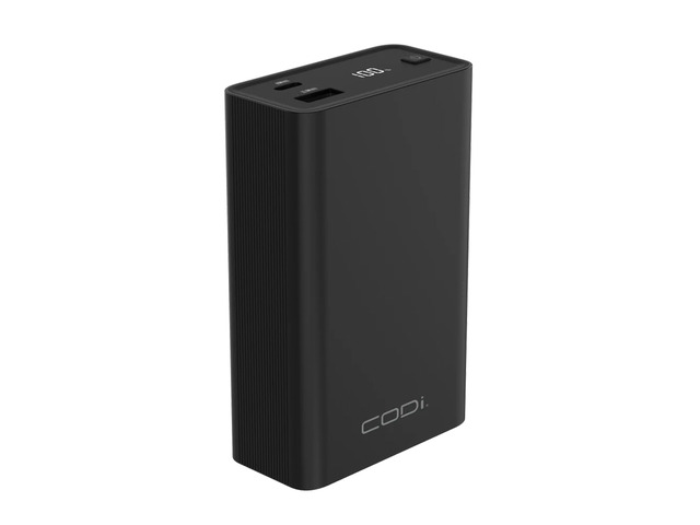CODi 65W Laptop & Device Power Bank - 20,000mAh Portable Battery Pack with USB-C PD, USB-A Output, LCD Display, Fast Charging for Laptops & Mobile...