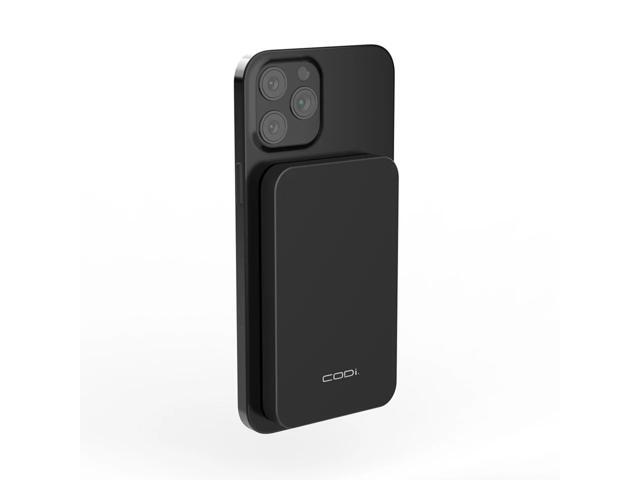 CODi 5000mAh Magnetic Wireless Charging Power Bank -15W Qi Wireless, 20W USB-C Fast Charging, Slim Portable Battery Pack with LED Indicator