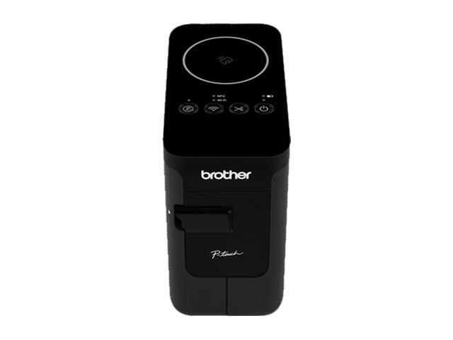 Brother PT-P750WVP Portable Industrial Thermal Transfer Label Printer, USB (Mini), WLAN, NFC, Auto Cutter - Black
