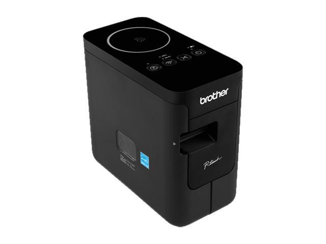 Brother PT-P750WVP Portable Industrial Thermal Transfer Label Printer, USB (Mini), WLAN, NFC, Auto Cutter - Black