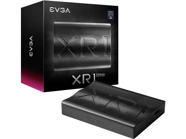 EVGA XR1 lite Capture Card, Certified for OBS, USB 3.0, 4K Pass Through, PC, PS5, PS4, Xbox Series X and S, Xbox One, Nintendo Switch, 141-U1-CB20-LR