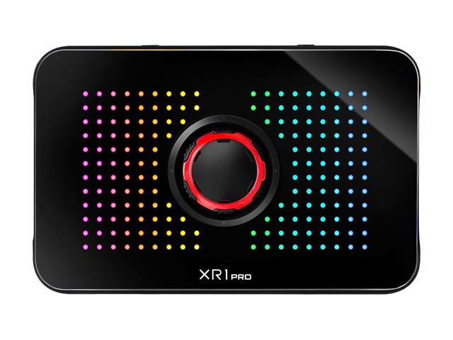 EVGA XR1 Pro Capture Card, 1440p/4K HDR Capture/Pass Through, Certified for OBS, USB 3.1, ARGB, Audio Mixer