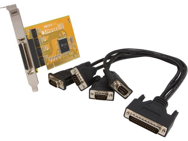 SUNIX 4-port RS-232 Universal PCI Serial Board Model SER5056A+L