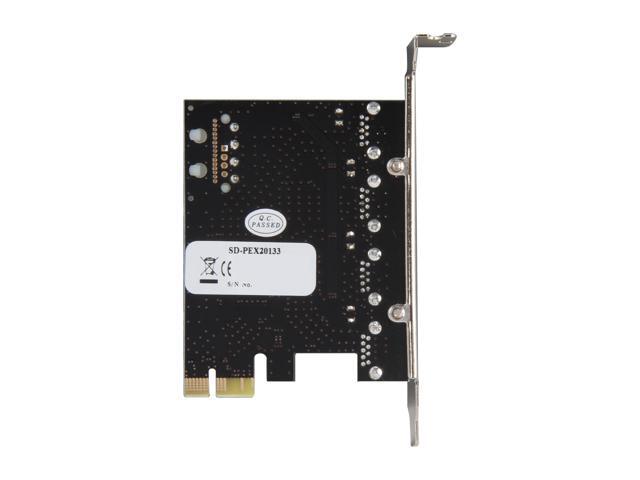 SYBA USB 3.0 4-port PCI-Express x1 Controller Card, VLI VL80x Chip Model SD-PEX20133