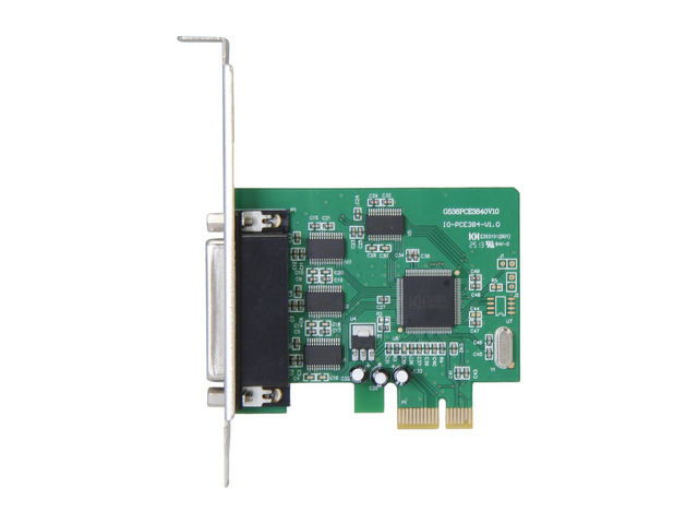 SYBA 4 Serial Ports PCI-e Controller Card, w/ Fan-out Cable, Low Profile Bracket, Chipset (WCH384L) Model SI-PEX15038