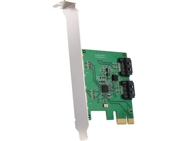 SYBA SI-PEX40089 PCI-Express 2.0 2-port SATAIII, PCI-E, x1, Revision 2.0, (Full & Low Profile); ASMedia Chipset, RAID