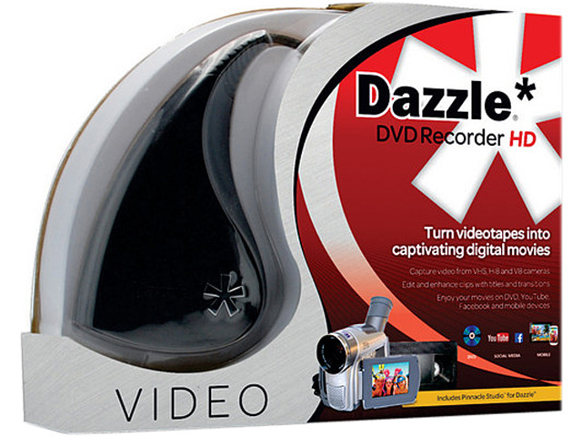 Pinnacle DVCPTENAM Dazzle DVD Recorder HD - Video Input Adapter - USB 2.0