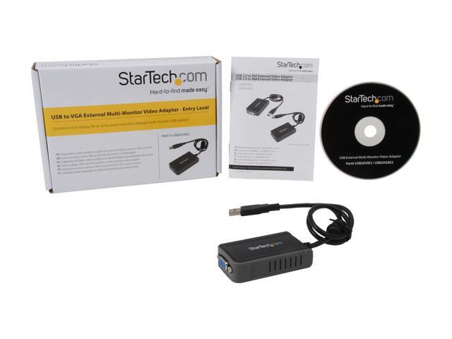 StarTech. com USB2VGAE2 USB to VGA Multi Monitor External Video Card Adapter - 1440x900 - USB to VGA External Graphics Card