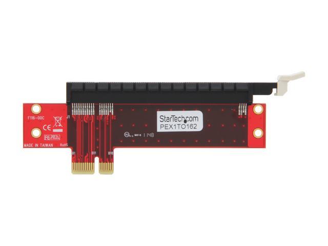 StarTech. com PCI Express X1 to X16 Low Profile Slot Extension Adapter Card Model PEX1TO162