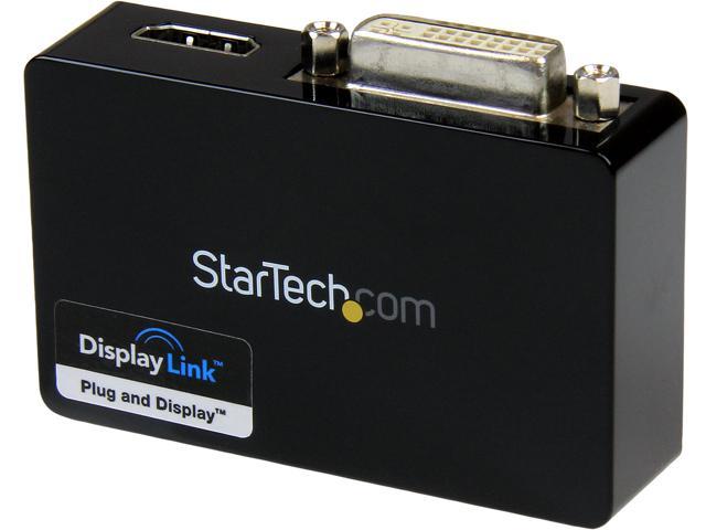 StarTech.com USB32HDDVII USB 3.0 to HDMI and DVI Dual Monitor External Video Card Adapter