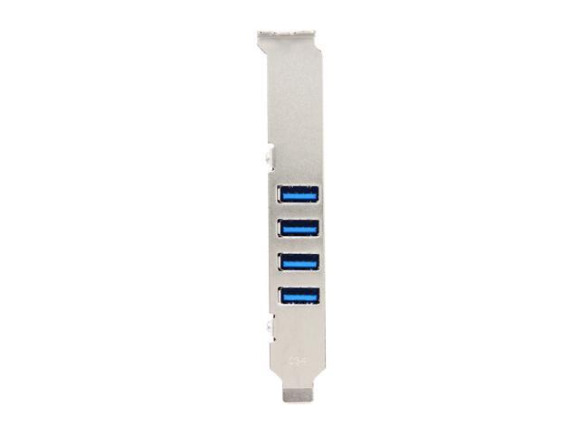 StarTech. com 4 Port PCI SuperSpeed USB 3.0 Adapter Card with SATA / SP4 Power Model PCIUSB3S4