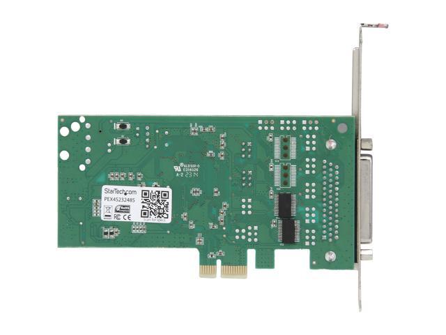StarTech. com 4 Port PCI Express PCIe Serial Combo Card - 2 x RS232 2 x RS422 / RS485 Model PEX4S232485