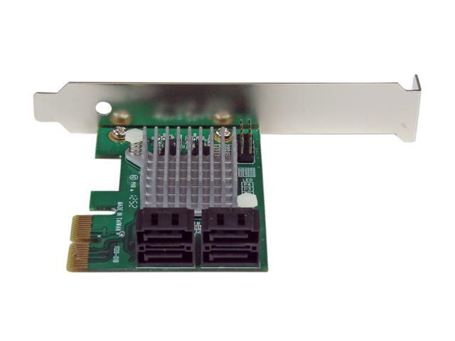 StarTech. com 4-Port PCI-Express SATA III 6Gbps RAID Controller Card Model PEXSAT34RH