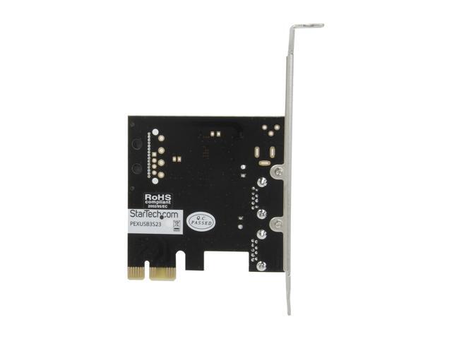 StarTech. com 2 Port PCI Express PCIe SuperSpeed USB 3.0 Controller Card w/ SATA Power Model PEXUSB3S23