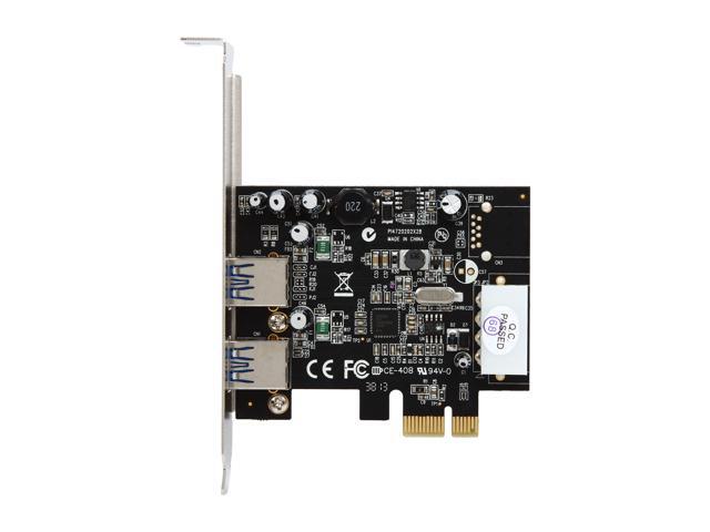 StarTech. com 2 Port PCI Express (PCIe) SuperSpeed USB 3.0 Card Adapter with UASP - LP4 Power Model PEXUSB3S25